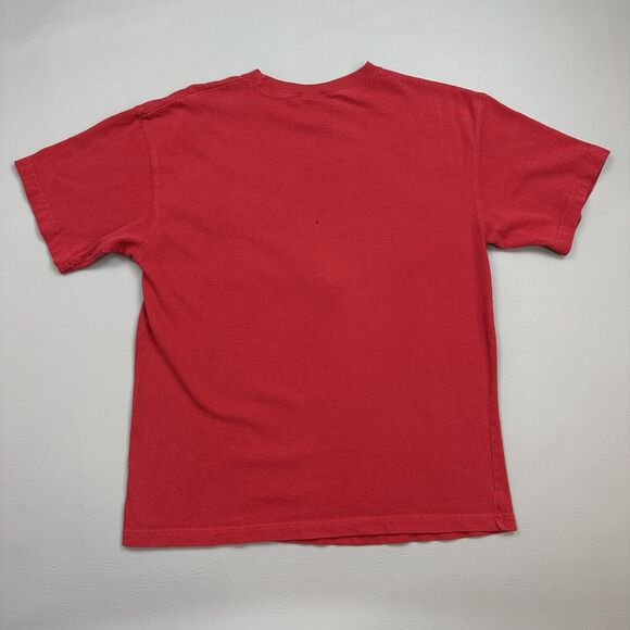 Vintage Looney Tunes Shirt Mens Small Red Sylvester Tweety Bird Bowl Pocket Tee - Picture 9 of 15